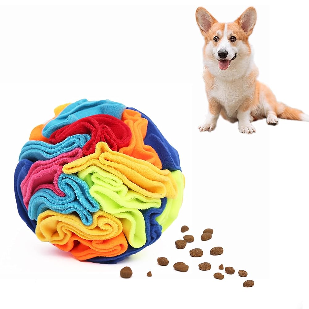 Snuffle Mat for Dogs,Interactive Dog Toys Ball,Dog Puzzle Toy,Dog Feeding  Mats,Foraging Mat,Snuffle Ball for Dogs Sniffing Mat,Natural Foraging Skill, Dog Stimulation Toys for Small Medium Dogs Pets