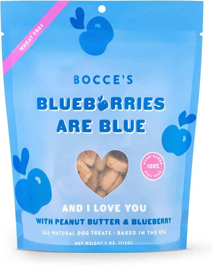 Bocce's Bakery All-Natural, Seasonal, Blueberries are Blue Dog Treats