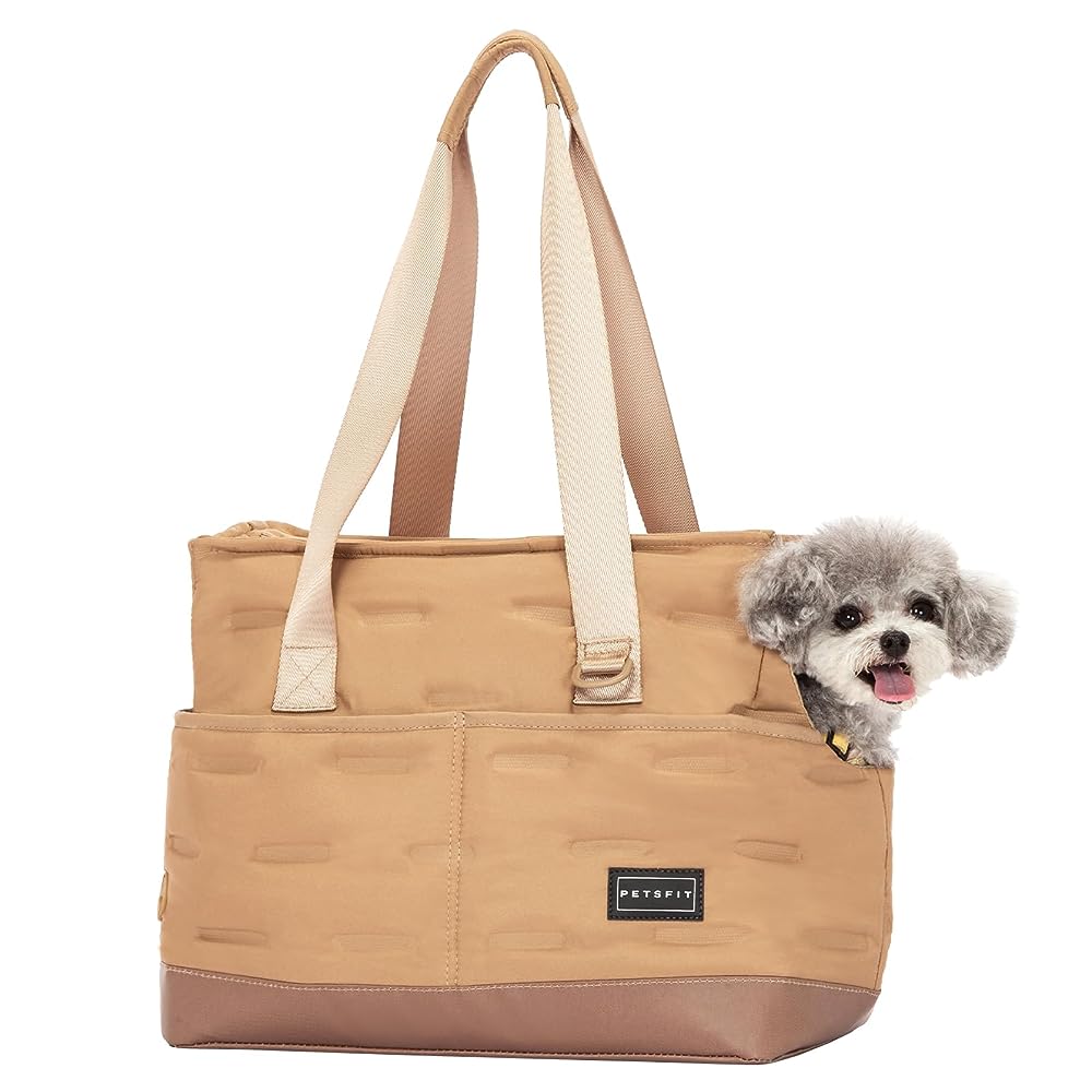 Pet Dog Carrying Bag Waterproof Premium PU Leather Tote Bag