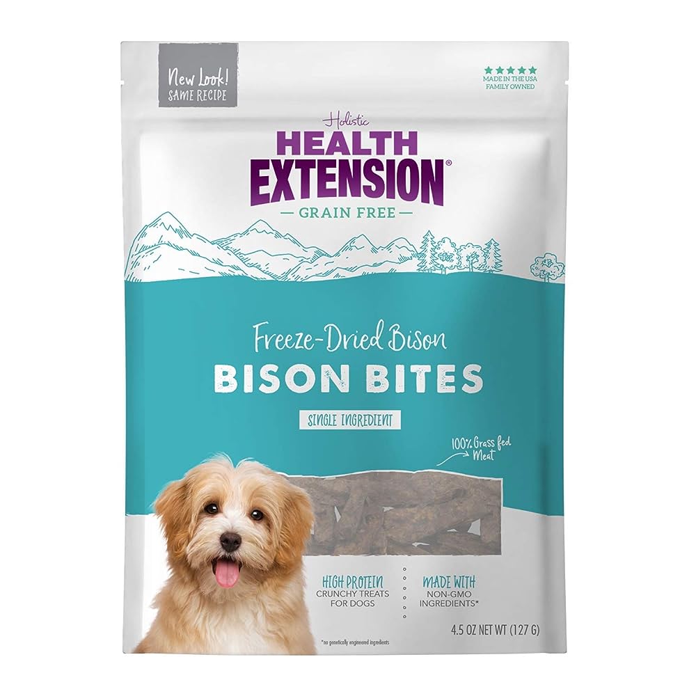  360 Pet Nutrition Freeze Dried Bison Liver Raw Single  Ingredient Treats, Made in The USA, 4 Ounce (Bison Liver) : Pet Supplies