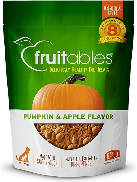 Fruitables Healthy Dog Treats Pumpkin & Apple 