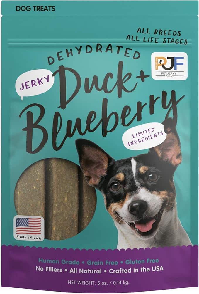 Pet Jerky Factory Premium Duck and Blueberry 