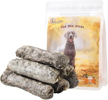 Dog Treats Natural Cod Skin Rolls