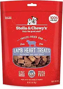 Stella & Chewy's Freeze-Dried Raw Lamb Heart Dog Treats