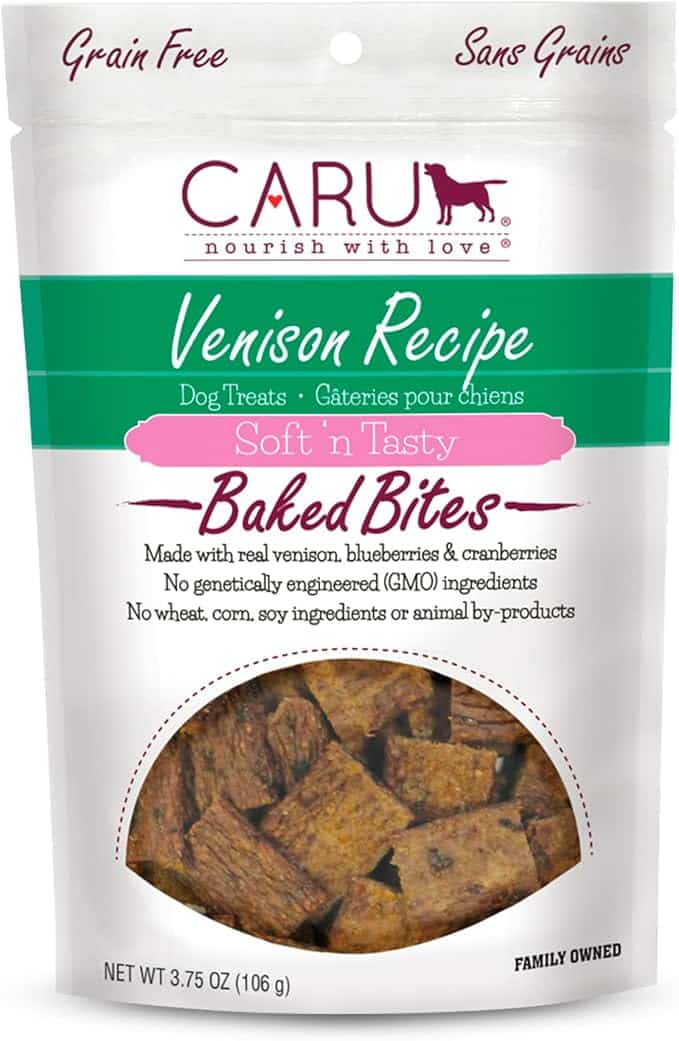 CARU - Soft 'n Tasty Baked Bites - Venison Bites Dog Treats