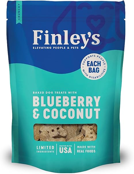 Finley's Blueberry Coconut Dog Biscuit Treats