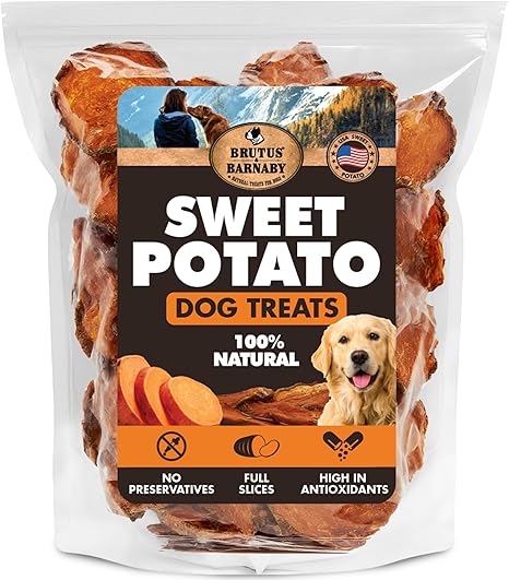 BRUTUS & BARNABY Sweet Potato Dog Treats