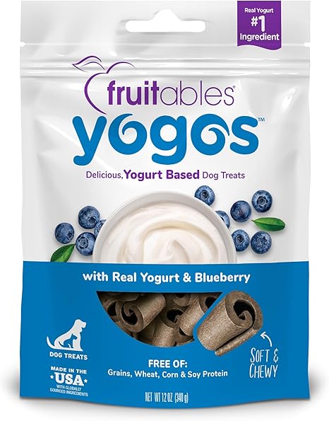 Fruitables Real Yogurt Treats – Roll-Up Dog Treats
