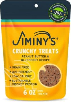 Jiminy’s Crunchy Peanut Butter & Blueberry Dog Treats