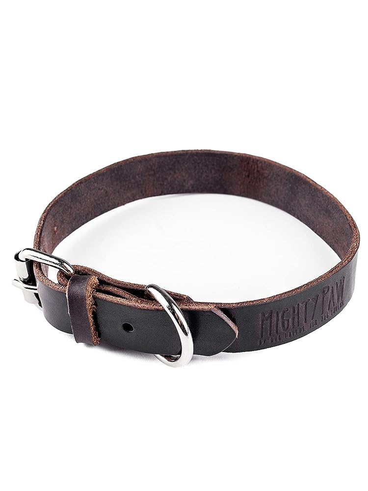  Thankspaw Leather Dog Collar Soft & Durable Strong