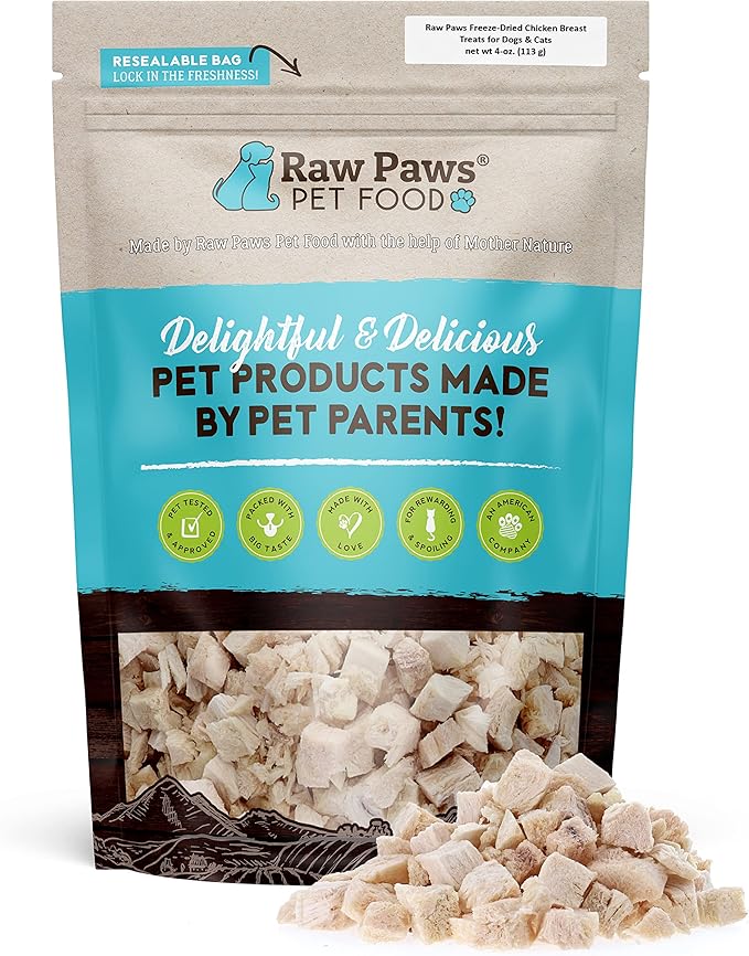 Raw Paws Freeze Dried Chicken Breast Treats