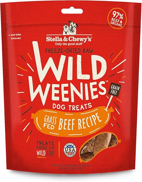 Stella & Chewy's Freeze-Dried Raw Wild Weenies Dog Treats