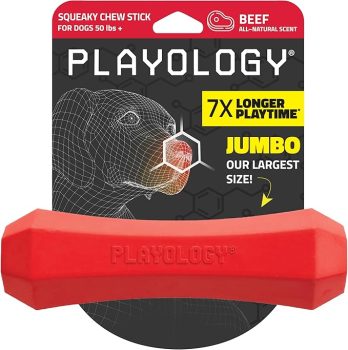 Playology Squeaky Dog Toy Fetch Stick