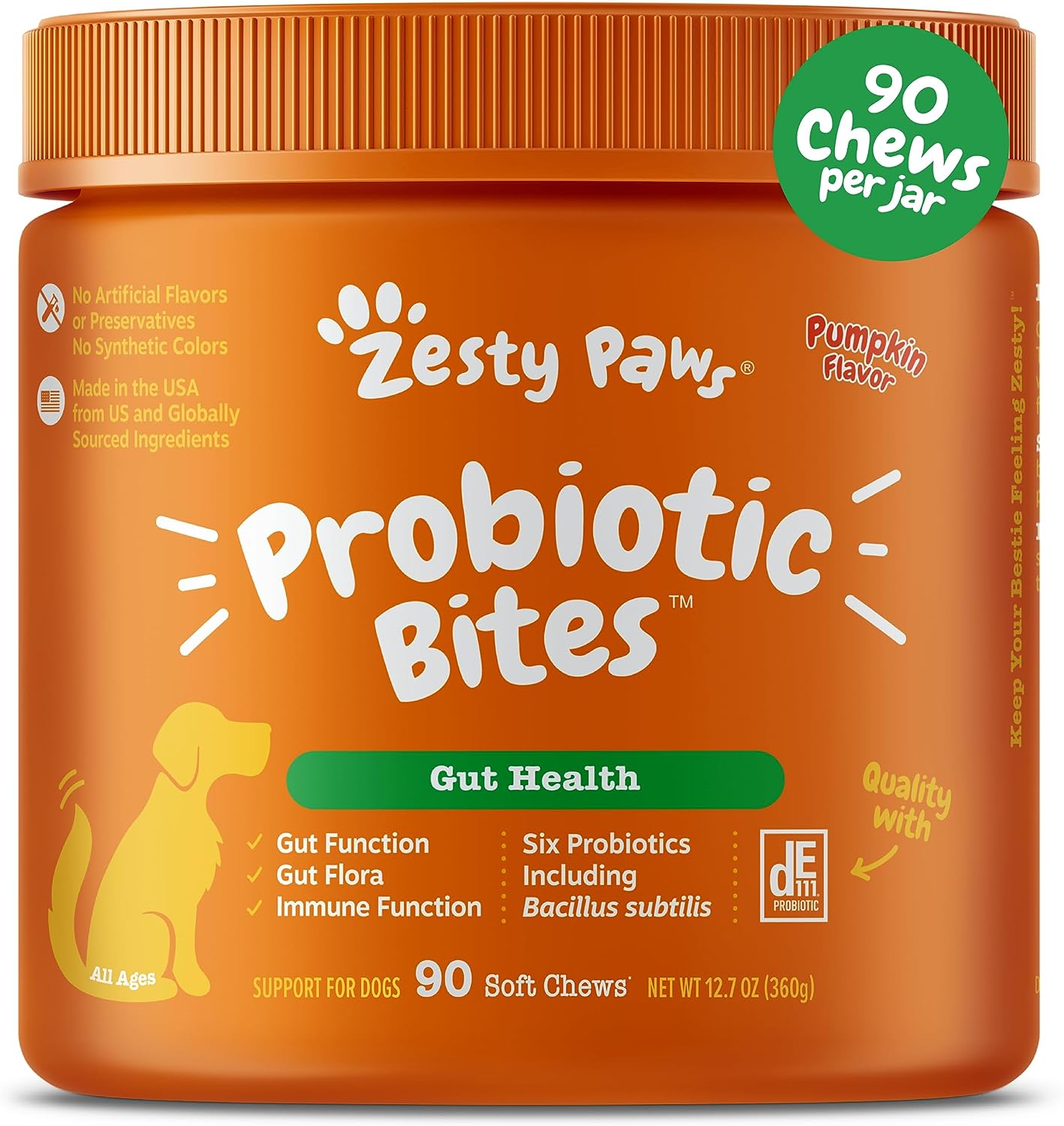 Zesty Paws Probiotics for Dogs