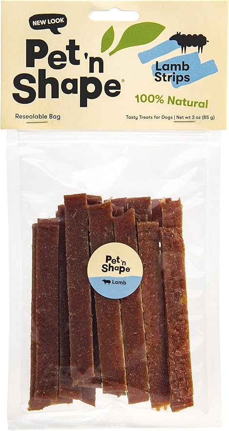 Pet 'n Shape Lamb Jerky Dog Treats