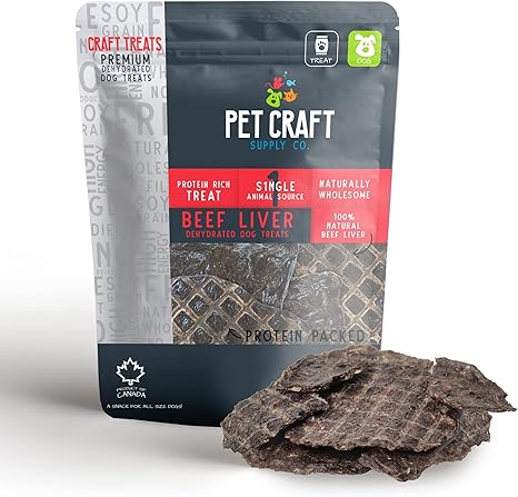 Pet Craft Supply All Natural Dehydrated Beef Liver Treats