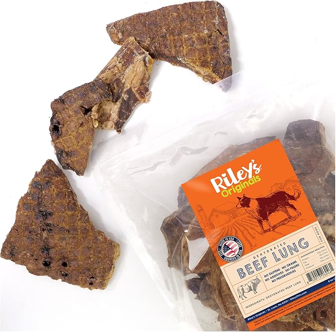 Riley's Dehydrated Beef Lung Dog Treats