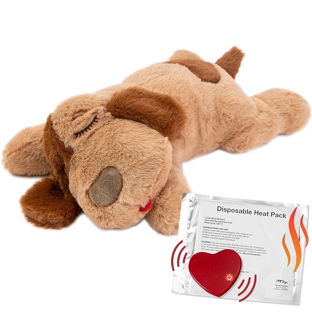 Moropaky Dog Toy Heartbeat Plush Puppy Toy Dog Training Toy to Separate  Anxiety Relief for Calming