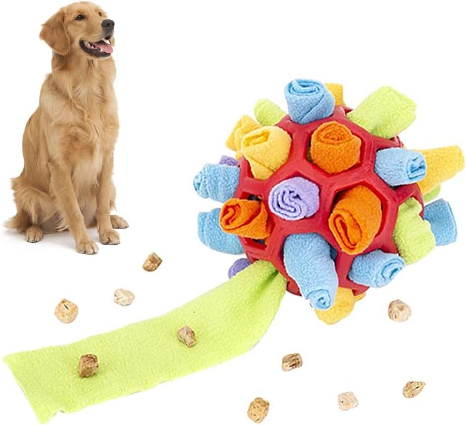 Snuffle Mat for Dogs,Interactive Dog Toys Ball,Dog Puzzle Toy,Dog Feeding  Mats,Foraging Mat,Snuffle Ball for Dogs Sniffing Mat,Natural Foraging Skill,Dog  Stimulation Toys for Small Medium Dogs Pets