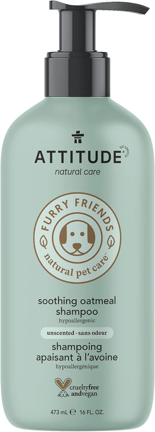 ATTITUDE Natural Soothing Shampoo for Cat & Dog