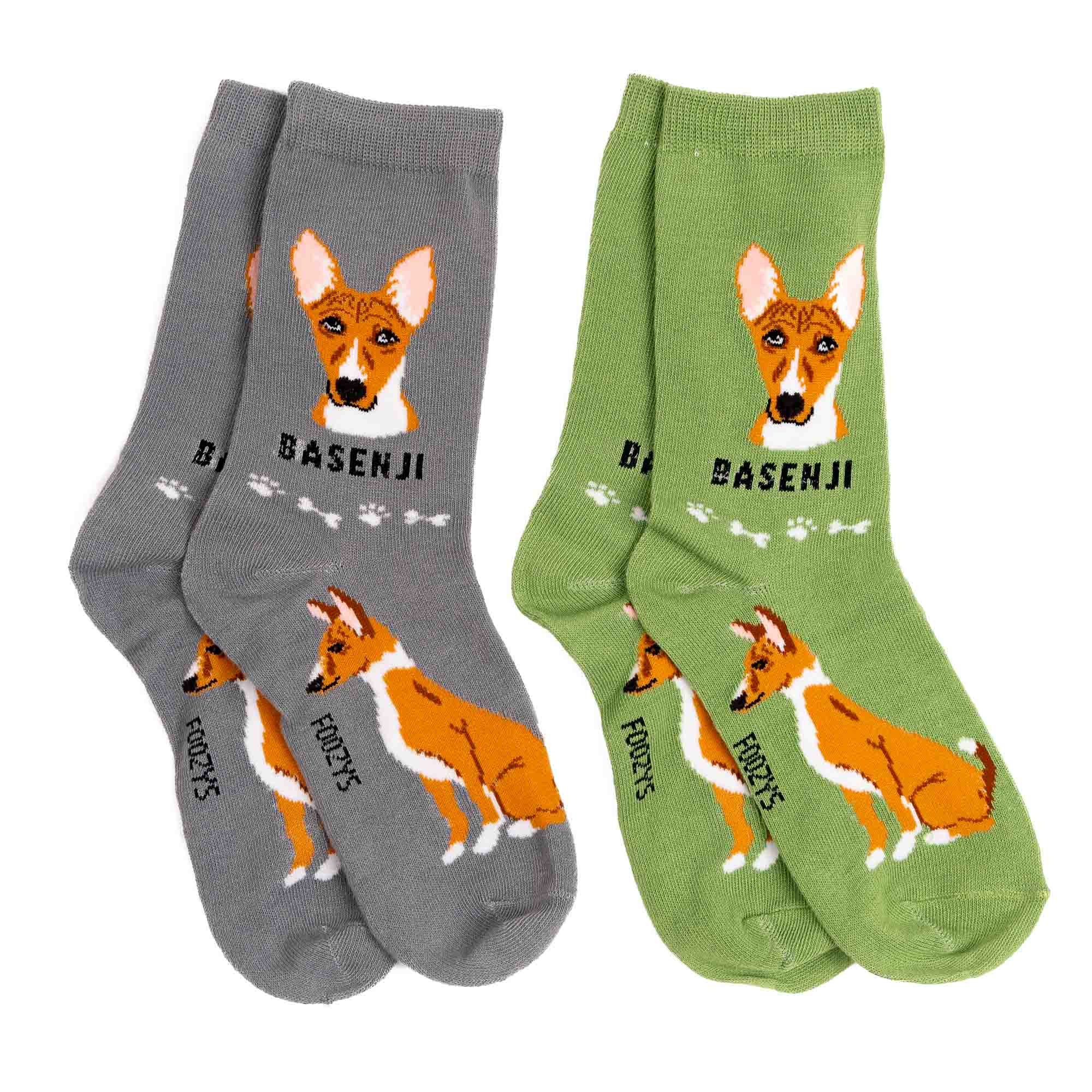 My Favorite Dog Breed Socks ❤️ Basenji Breed - 2 Set Collection