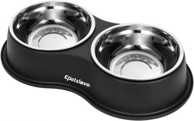 EpetsLove double dog bowl