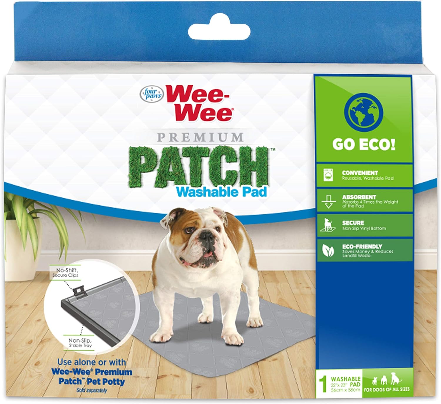 Four Paws Wee-Wee Premium Patch Reusable Pee Pad