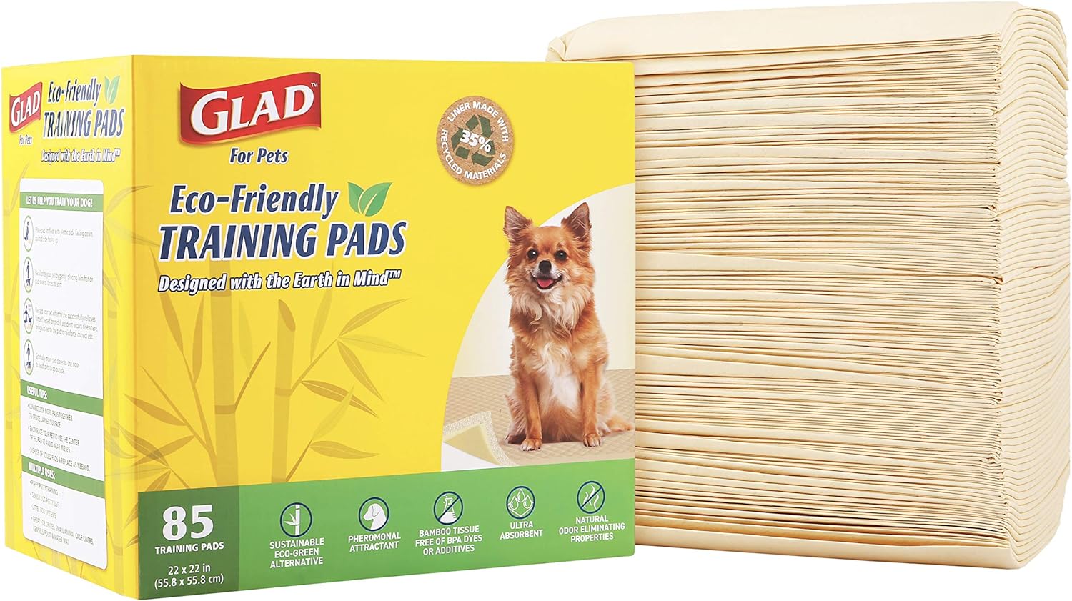 Glad for Pets Earth Friendly Bamboo Training Pads