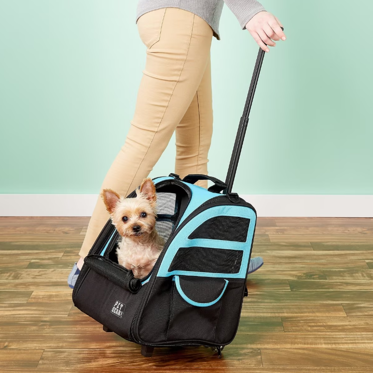 Pet Gear I-GO2 Traveler Dog Backpack & Rolling Carrier