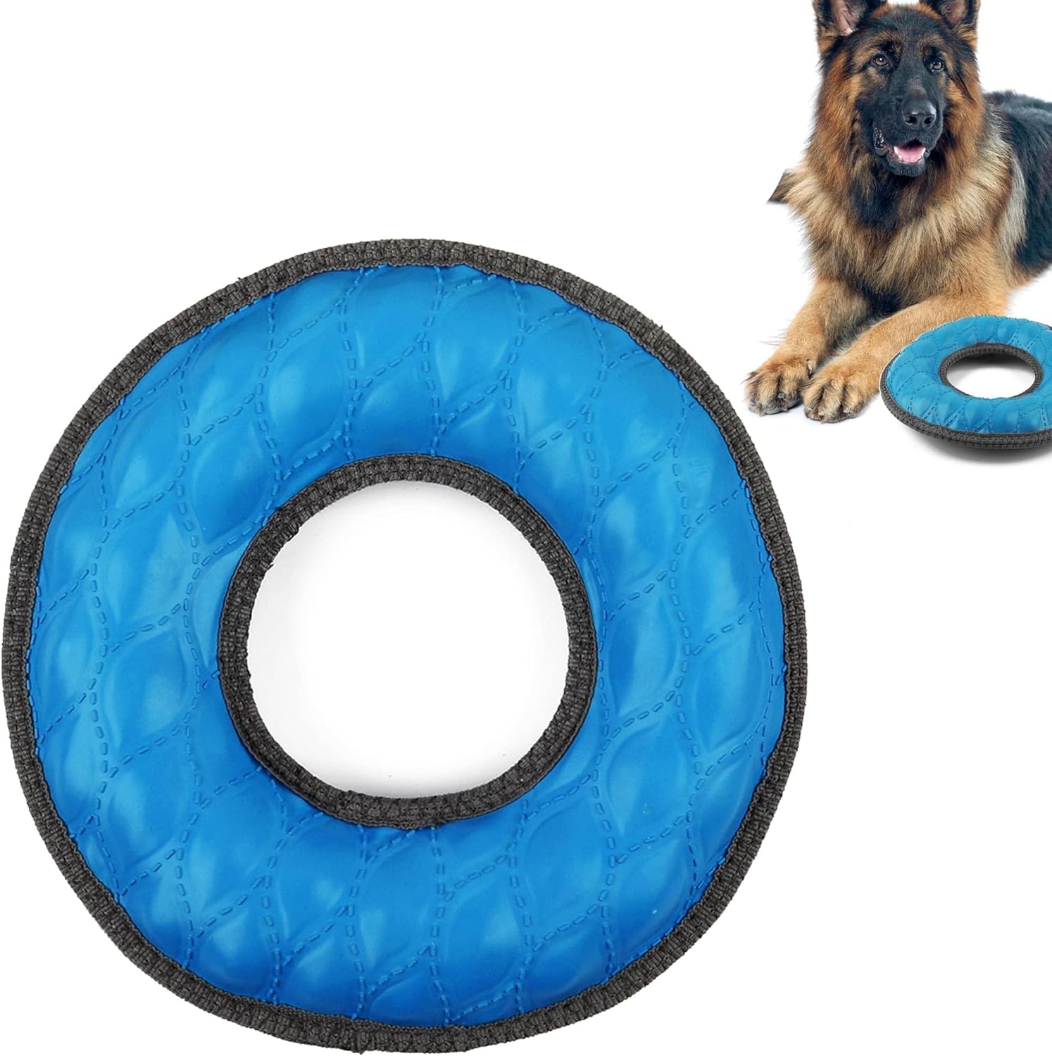 Cschome Dog Toys Cute Crocodile Floating Water Spray Dog Interactive Toy for Aggressive Chewers, Durable Interactive Dog Toy for Small to Large Dog