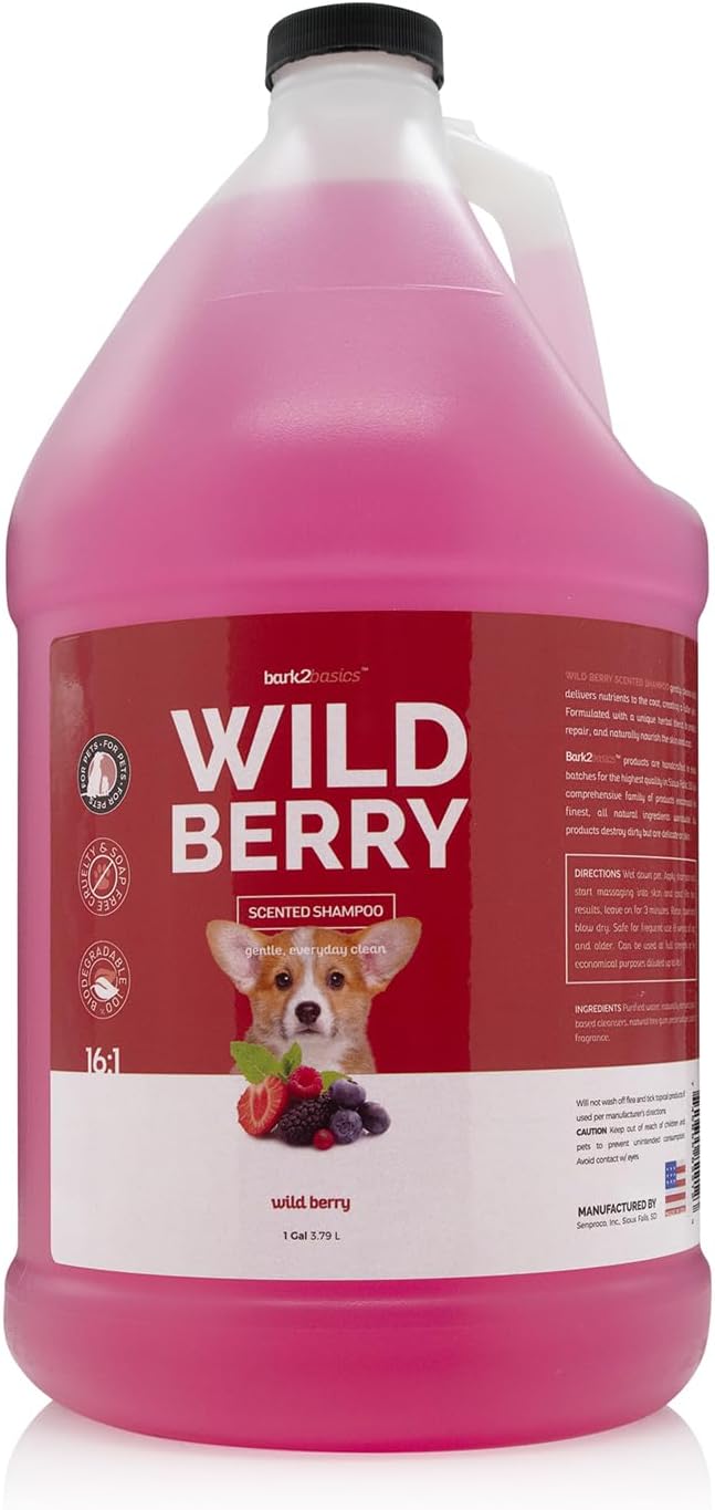 Bark 2 Basics Wild Berry Dog Shampoo