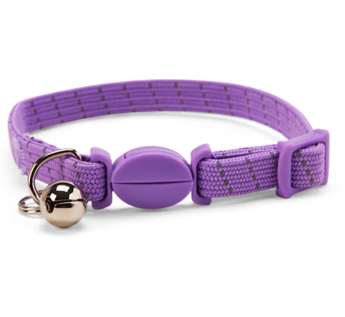 YOULY The Classic Purple Reflective Rope Breakaway Collar