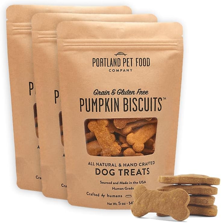 Portland Pet Food Company All-Natural Dog Treat Biscuit – Pumpkin