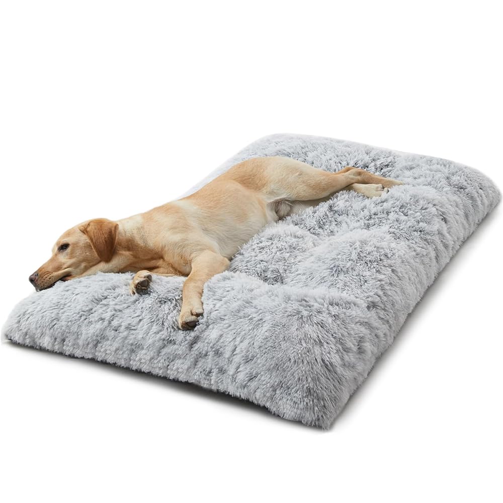 Dog Crate Pad(23X 36), Dog Crate Mat with Anti-Slip Bottom, Dog Mats for  Sleep