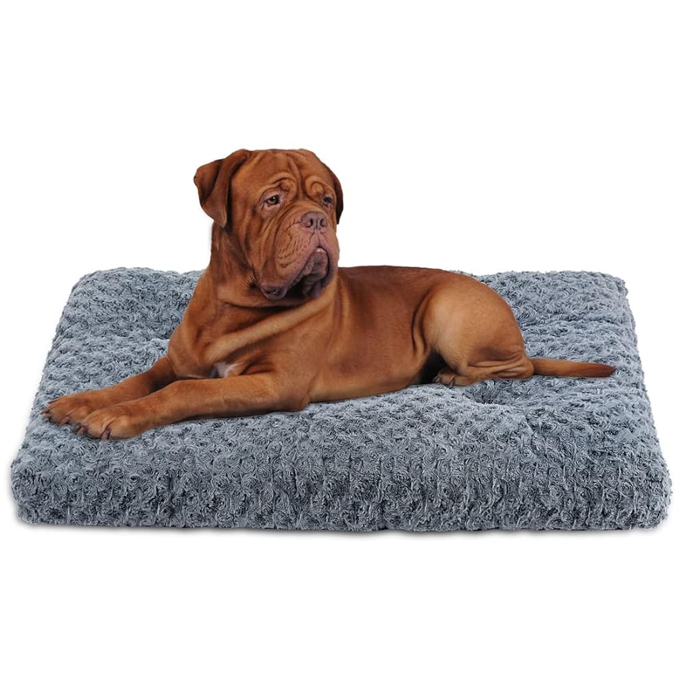MIXJOY Dog Bed Kennel Pad Washable Anti-Slip Crate Mat for Dogs and Cats 24-Inch