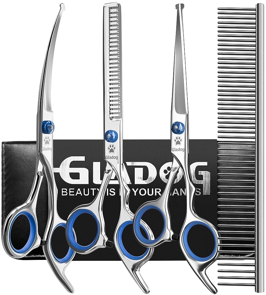 Dog & Cat Grooming Scissors Set Of 2 For Professional and Home