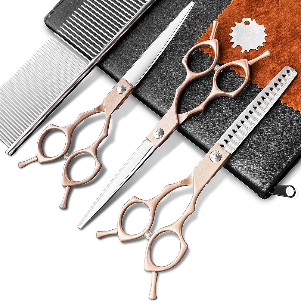 Dog & Cat Grooming Scissors Set Of 2 For Professional and Home