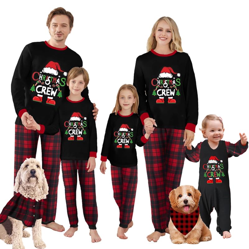  Coduop Family Pajamas Set Matching Xmas Christmas tree