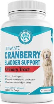 Wanderfound Pets Ultimate Cranberry Bladder UTI Support Supplement for Dogs