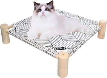 Cat/Dog Bed,Wooden Pet Hammock Bed