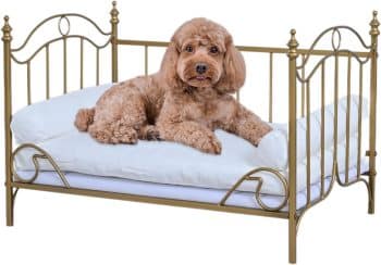 Pet Bed, Dog Bed with Metal Frame