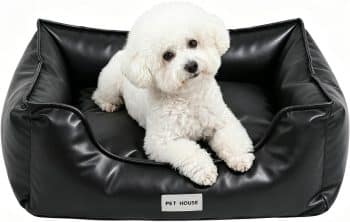 Marchul Faux Leather Dog Bed