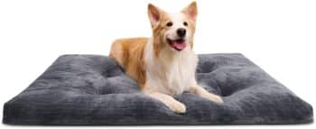 KSIIA Washable Dog Crate Bed Kennel Mat