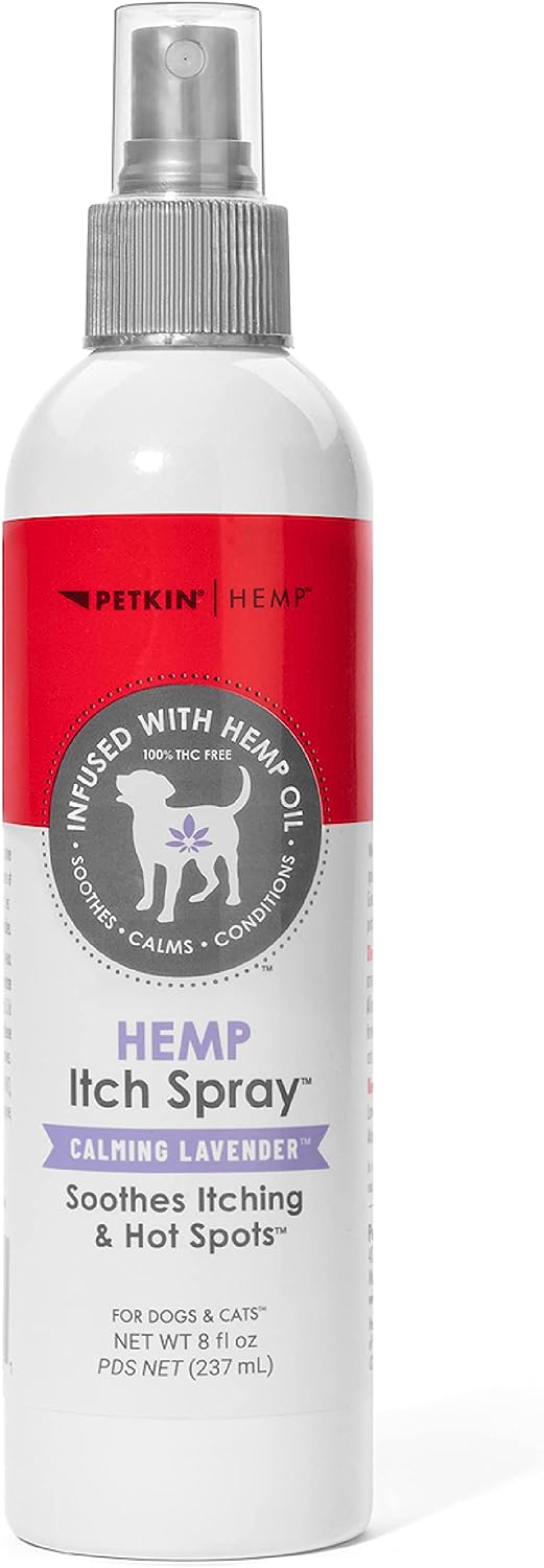 Petkin Hemp Anti Itch Spray for Dogs and Cats