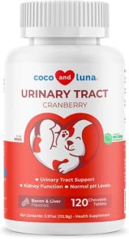 Cranberry for Dogs 120 Tablets - UTI,
