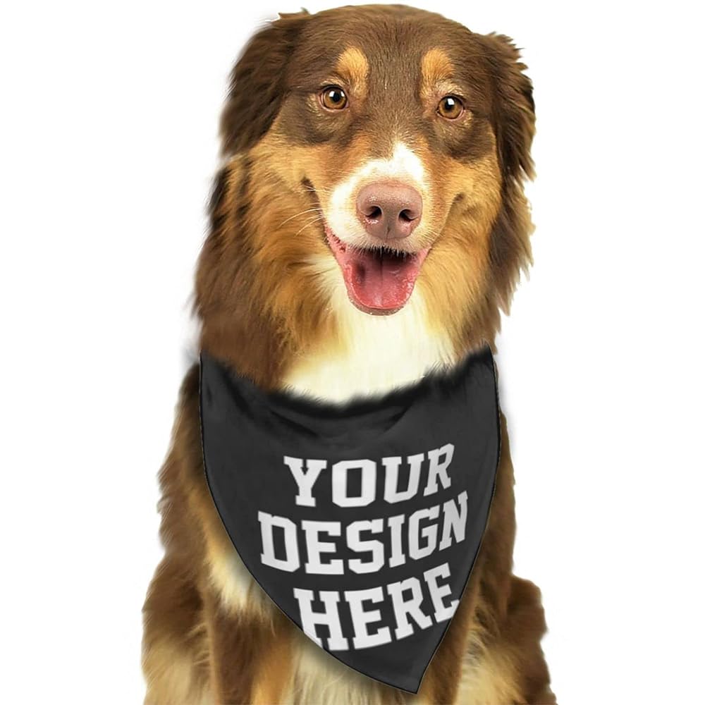 Custom Dog Bandanas, Design & Preview Online
