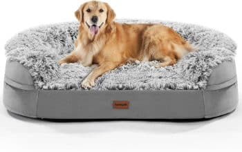 iweepet Fluffy Calming Orthopedic Dog Beds