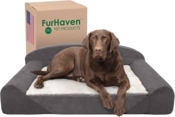 Furhaven Orthopedic Dog Bed for Large/Medium Dogs