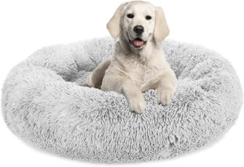 Plush Donut Dog & Cat Bed - Round