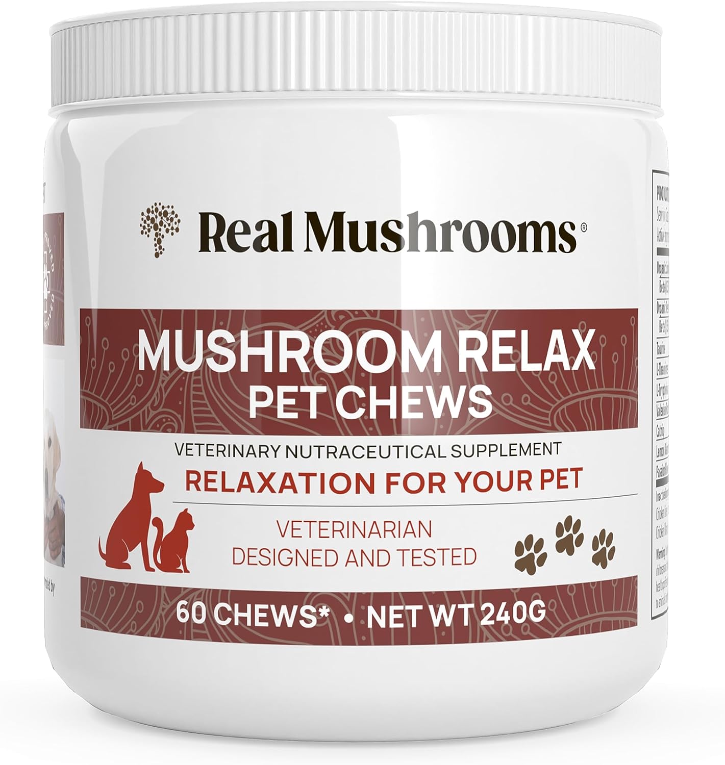 Real Mushrooms Calming Chews for Dogs
